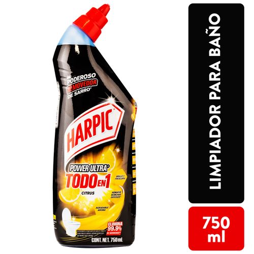 Limpiador de Baño Harpic Power Citrus 750ml