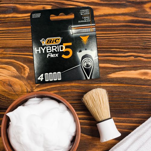 Repuesto Rasuradora Bic Hybrid Flex 5 - 4 Uds