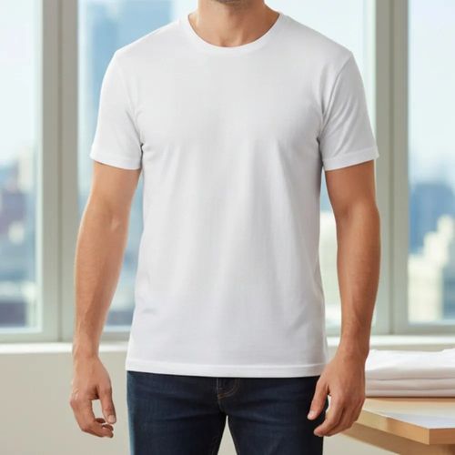 10p Playera Cuello Redondo Blanco s