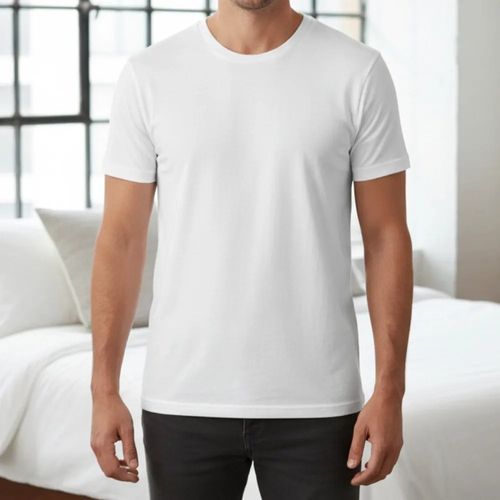 10p Playera Cuello Redondo Blanco l