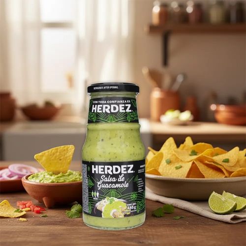 Salsa Guacamole Herdez Vidrio 445 g