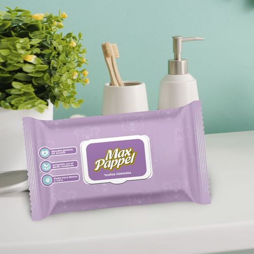 Toallitas Humedas Max Pappel Primeros Pasos - 80 uds