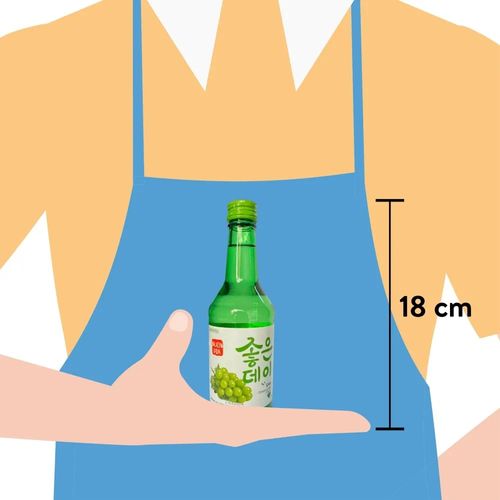 Licor Good Day Soju Uva Verde - 360 ml