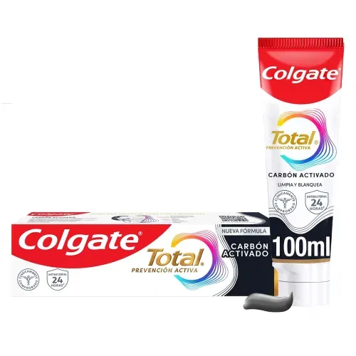 Pasta Dental Colgate Total Carbón Activado Prevención Activa -100ml