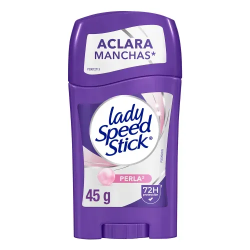 Desodorante Antitranspirante Lady Speed Stick Derma + Aclarado Perla Barra - 45 g