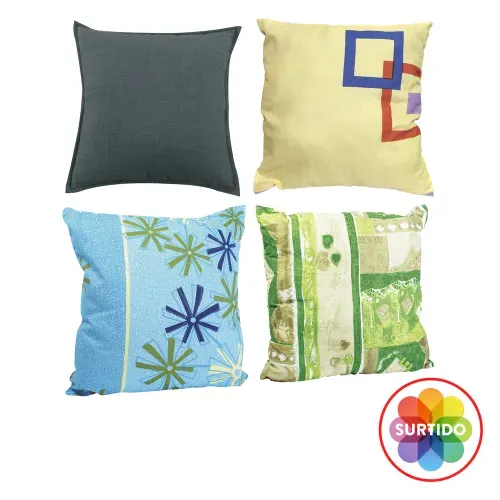 American Dream Cojin Cuadrado Estampado