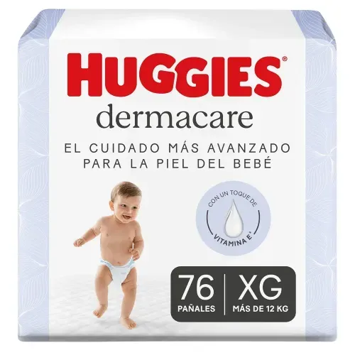 Pañales Huggies Dermacare Etapa 4/XG -76 Unidades