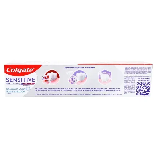Pasta Dental Colgate Sensitive Pro-Alivio Blanqueador Fresh - 110 g