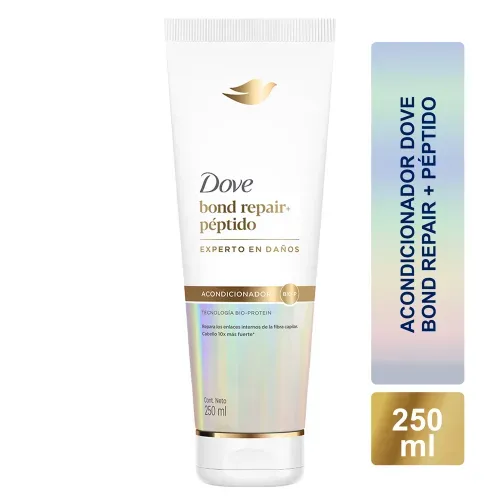 Acondicionador Dove Bond repair + peptidos en crema - 250 ml