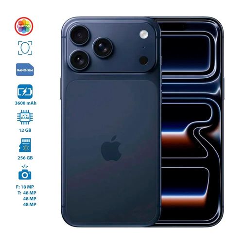 Celular Apple iPhone 17 Pro 12GB RAM y 256GB Almacenamiento colores surtidos