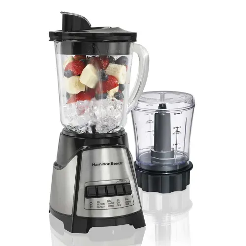Licuadora Hamilton Beach Vaso Vidrio con Procesador