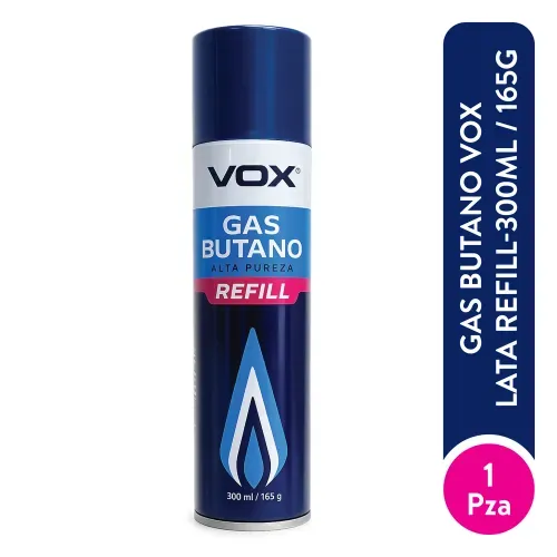 Gas Butano VOX Lata Refill - 1 pza