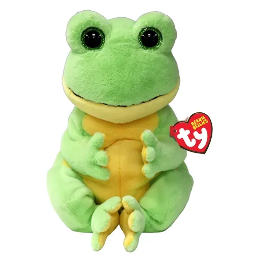 Peluche Ty Beanie Bellies Snapper Rana Verde Mediano