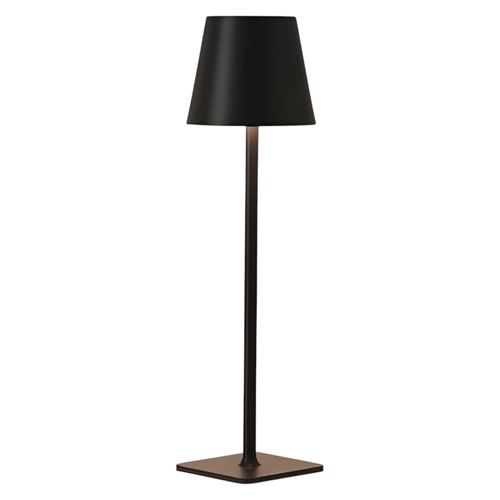 Lámpara recargable Home Trends set 2 piezas negra 38 cm