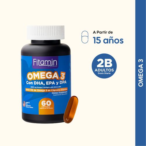 Suplemento Omega 3  Fitamin - 60 Cápsulas