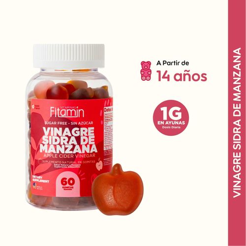 Vinagre Fitamin de Sidra de Manzana - 60 gomitas