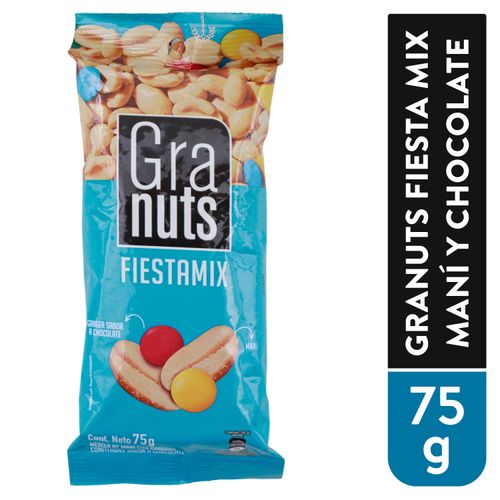 Fiesta Mix Mani Gragea Choc Granuts 75g
