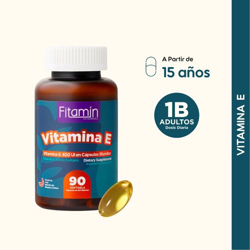 Vitamina E Fitamin 400 UI - 100 Cápsulas