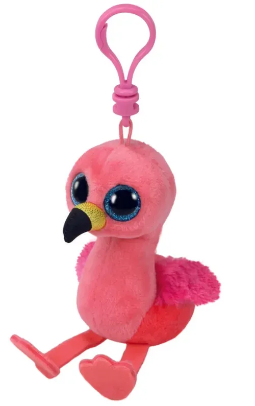 Peluche Ty Beanie Boos Gilda Flamingo Rosa Clip