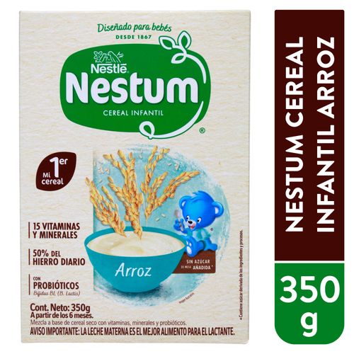 Cereal para bebé Nestlé Nestum Arroz - 350 g