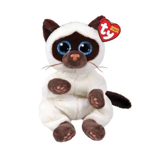 Peluche Ty Beanie Bellies Miso Gato Siames Regular