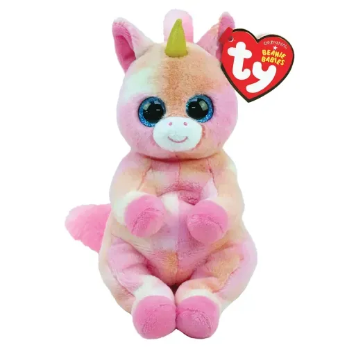 Peluche Ty Beanie Bellies Skylar Unicornio Rosa Regular