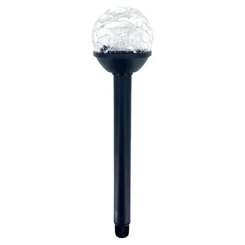 Ms Lampara Solar Para Jardin Crackelada
