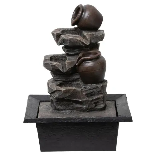 Fuente decorativa Mainstays jarrones - 39 cm