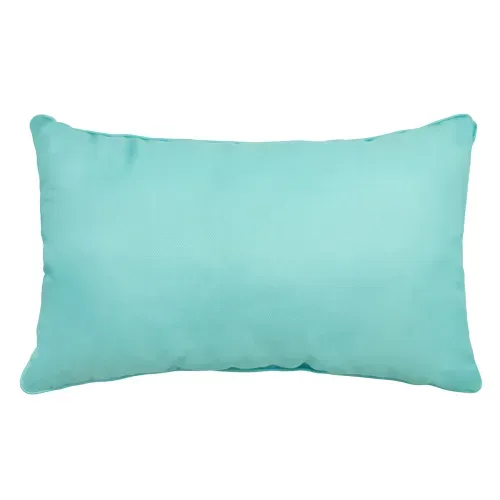 Cojín para exteriores e interiores Mainstays color aqua - 30x50 cm