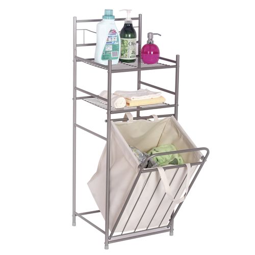 Organizador Mainstays  Hamper Silver