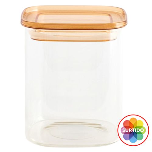 Canister de vidrio Mainstays con tapa plástica - 850 ml