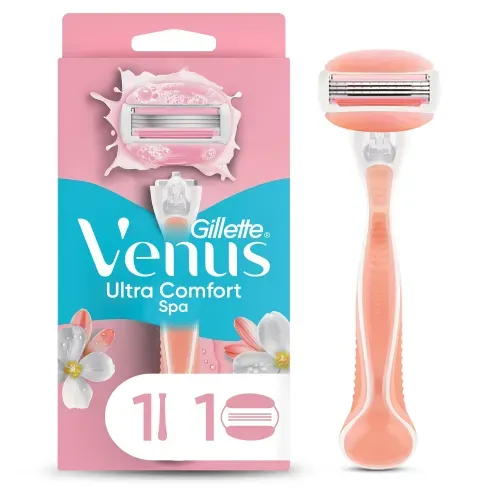 Máquina Afeitar Mujer Gillette Venus Ultra Comfort Spa Barras Humectantes - 1 Ud