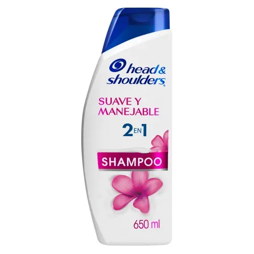 Shampoo Head & Shoulders Suave Manejable 2 en 1 Control Caspa - 650 ml