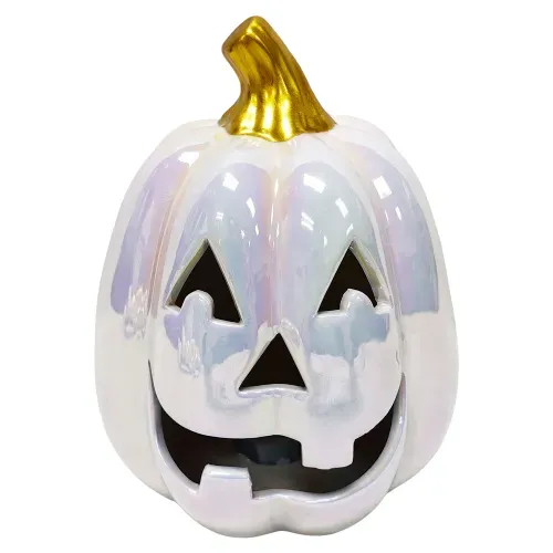 Calabaza Way To Celebrate de cerámica decorativa premium Halloween - 17 cm