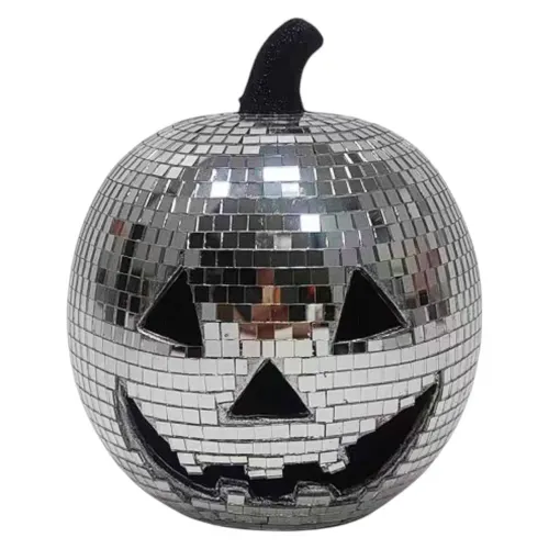 Calabaza Way To Celebrate efecto disco decorativa Halloween - 16 cm