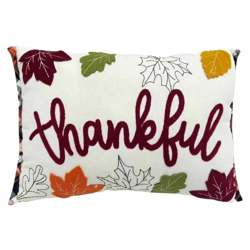 Cojín Way to Celebrate Thankful Harvest Navidad - 45 cm