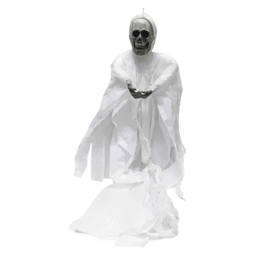 Calavera Way To Celebrate decorativa blanca Halloween - 54 cm