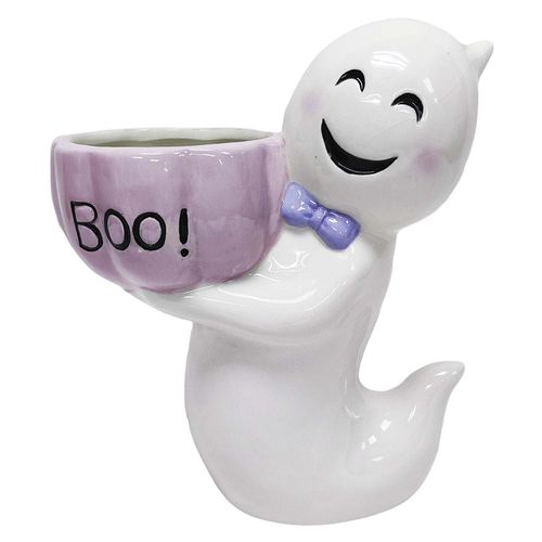 Bowl cerámico Way To Celebrate para dulces con diseño de fantasma Halloween - 23 cm