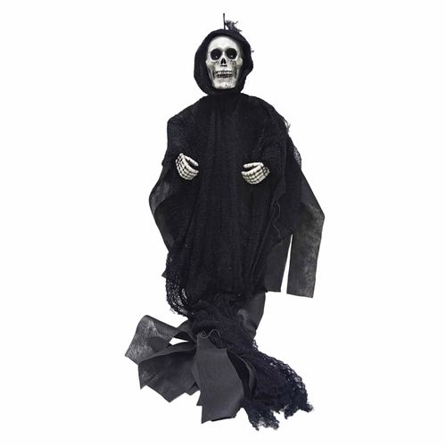 Calavera Way To Celebrate decorativa negra Halloween - 54 cm