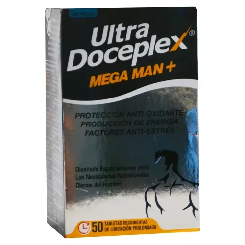 Ultra Doceplex Vijosa Mega Man 50 Tab-Precio indicado por suplemento masculino