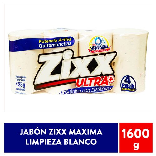 Jabón Zixx Maxima Limpieza Blanco - 1700 g
