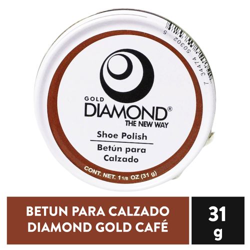Betún Para Calzado Diamond Gold Cafe - 31 g