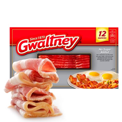 Bacon Thick Sliced Tux Gwaltney 12oz