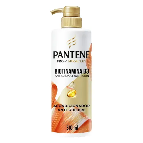 Acondicionador Pantene Biotinamina B3 Antiquiebre Cabello Frágil Quebradizo - 510 ml