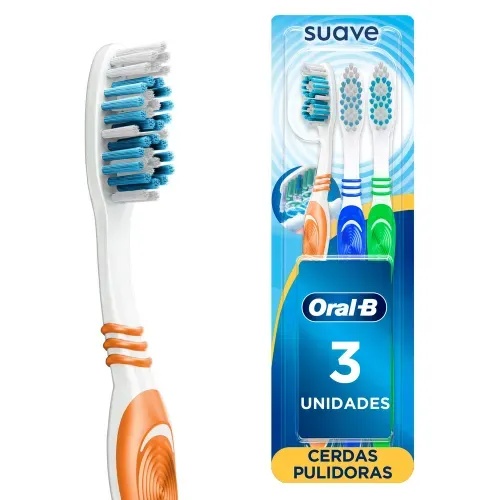 Cepillo Dientes Oral-B Complete Cerdas Suaves Pulidoras - 3 Uds