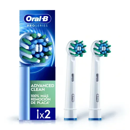 Cepillo Dental Eléctrico Repuesto Oral-B Advanced Clean - 2 Uds