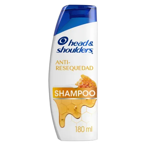 Shampoo Head & Shoulders Anti-resequedad Nutrición Diaria Miel Aceites Esenciales - 180 ml