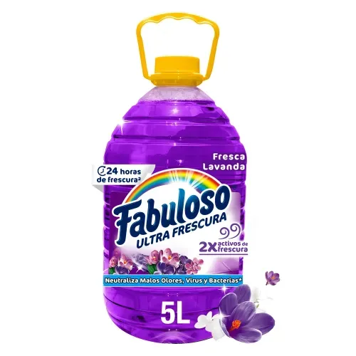 Desinfectante Fabuloso Multiusos Frescura Activa Antibacterial Lavanda - 5 L