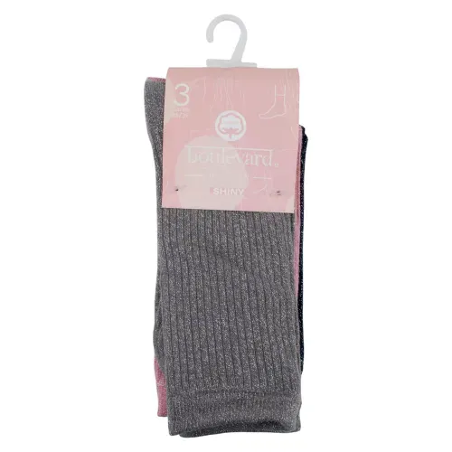 Ladies 3 Pairs Pack Casual Ankle Sock