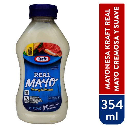 Mayonesa Kraft Real Creamy  Smooth 12oz